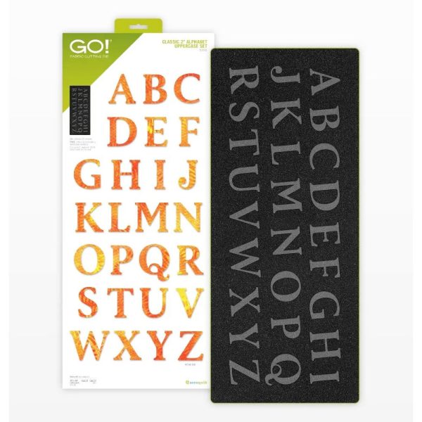 Accuquilt GO! Alphabet Letters or Numbers Dies Online Sale