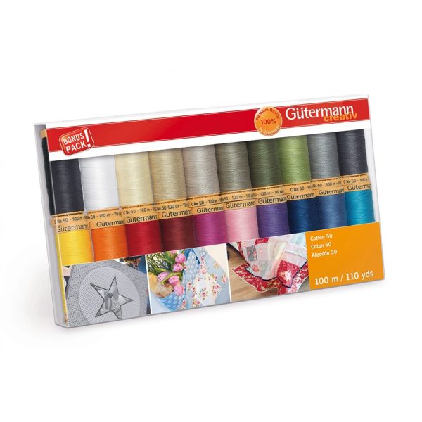 Gutermann Creativ Cotton Thread Set - Basics Hot on Sale