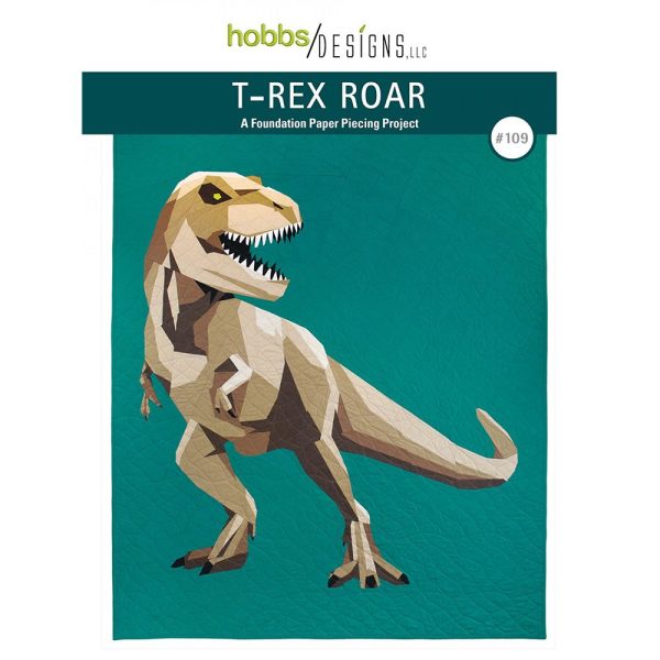 T-Rex Roar Quilt Pattern For Sale - Image 2