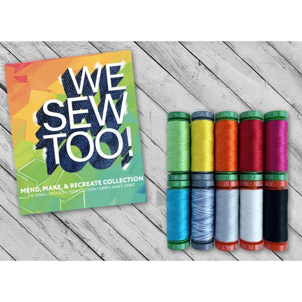 Aurifil We Sew Too: Make, Mend, & Recreate 10 Spool Thread Collection Supply - Image 2