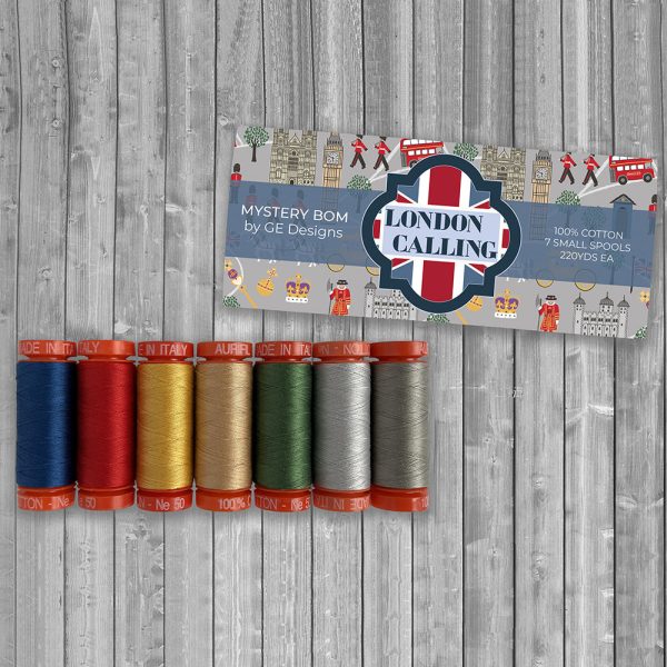 Aurifil London Calling 7 Spool Thread Collection Online - Image 2