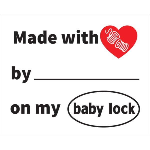 Made with Love Label (10 pack) on Sale