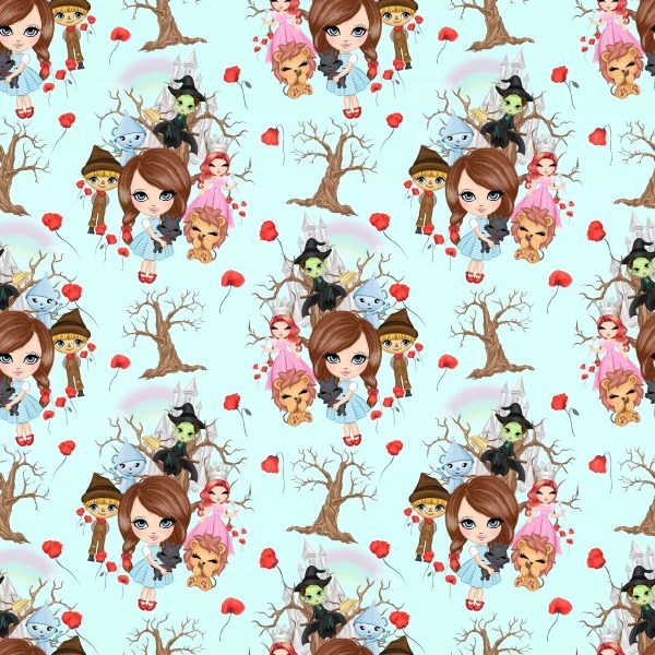 Cute Wizard of OZ Allover Fabric Online now