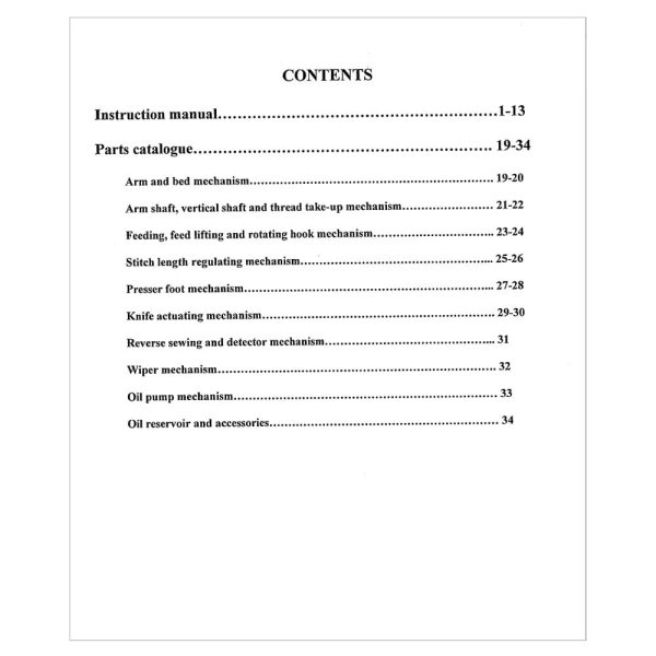 Consew 7360RATCWL (E) Instruction Manual Online Sale - Image 2