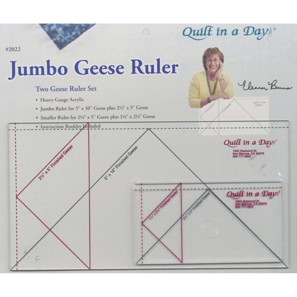 Quilt in a Day, Jumbo Geese Ruler Set Online now